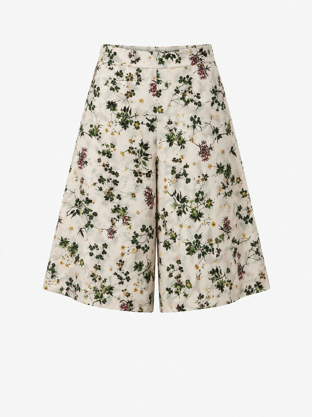 Short large à motif vert