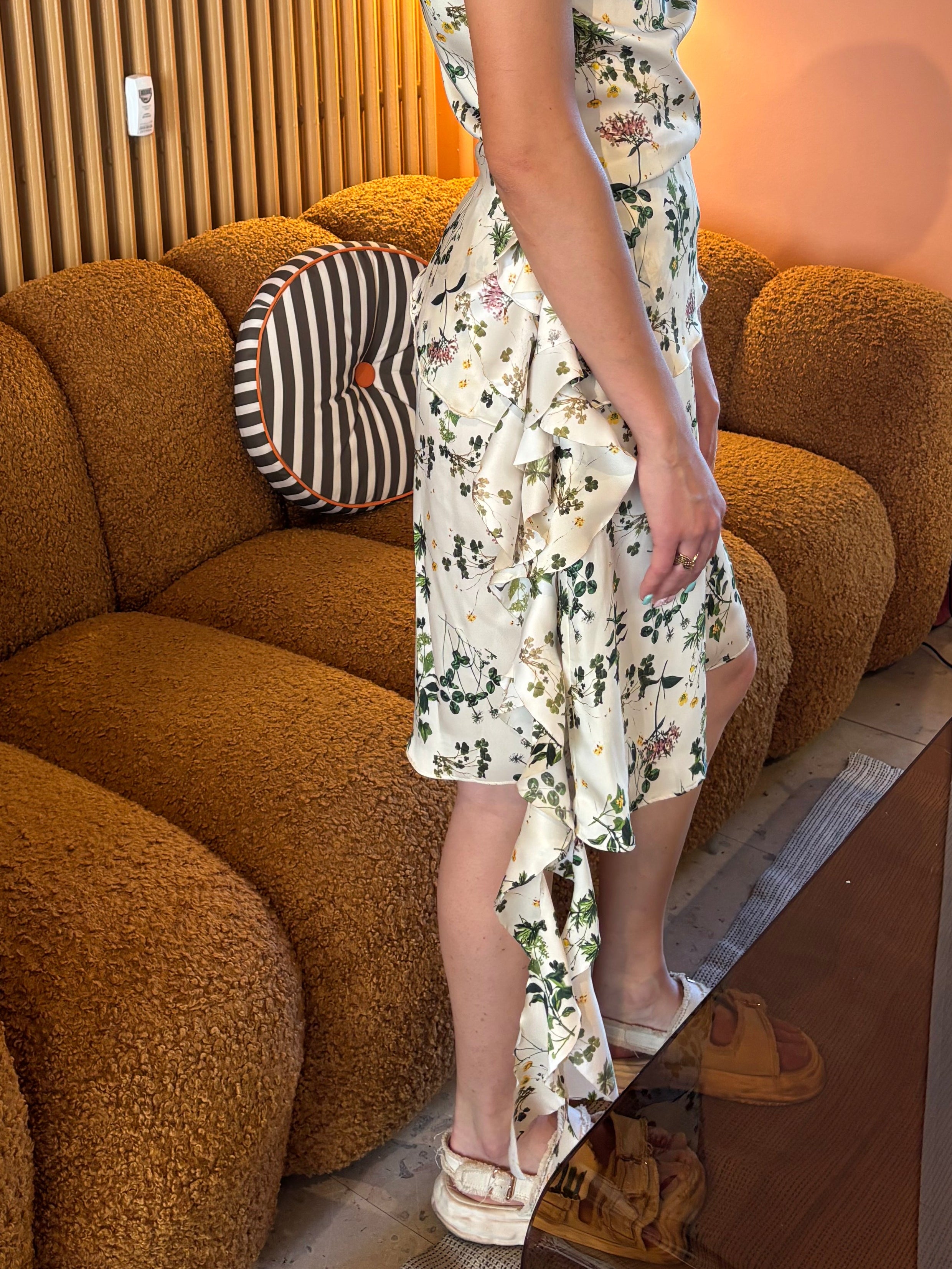 Short large à motif vert